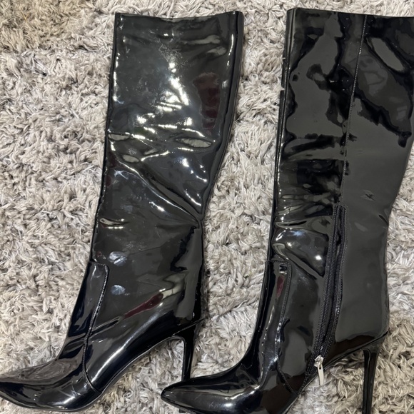 Ninewest Taler patent leather knee high boots - Picture 6 of 11